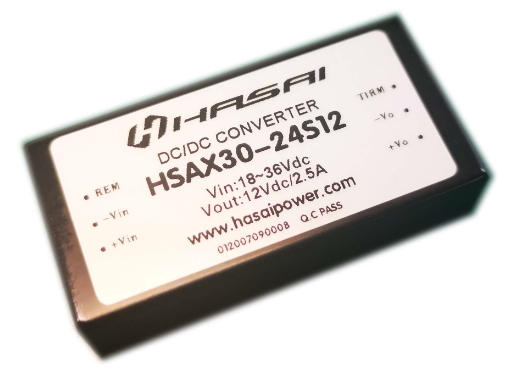 HSAX30W 寬電壓隔離穩壓 DC/DC 係列